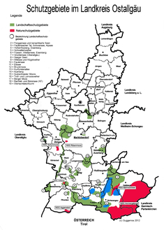 Schutzgebiete im Landkreis Ostallgäu